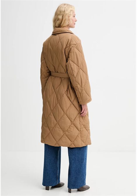 Cappotto Trapuntato Lungo con Cintura TWINSET | 252LI2CBB00044