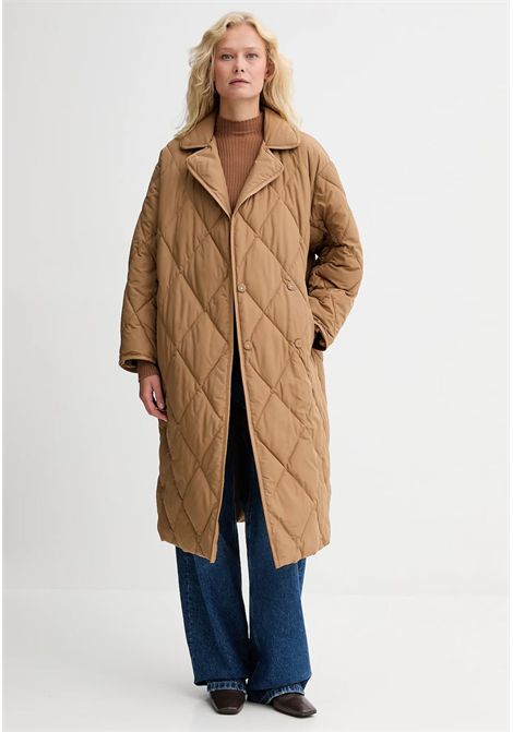 Cappotto Trapuntato Lungo con Cintura TWINSET | 252LI2CBB00044