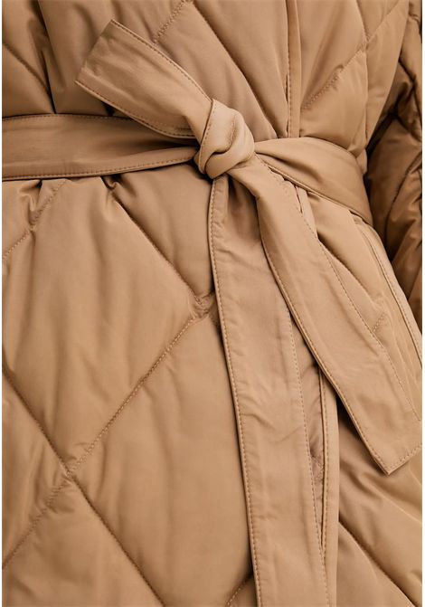 Cappotto Trapuntato Lungo con Cintura TWINSET | 252LI2CBB00044