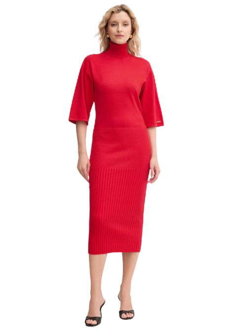 Twinset  Abito midi in maglia con collo alto TWINSET | 252LI3BDD12532