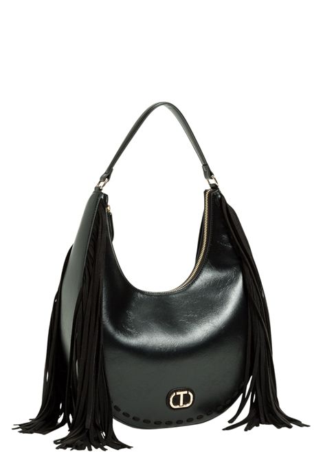 Borsa a spalla Twinset con frange TWINSET | 252TB712100006