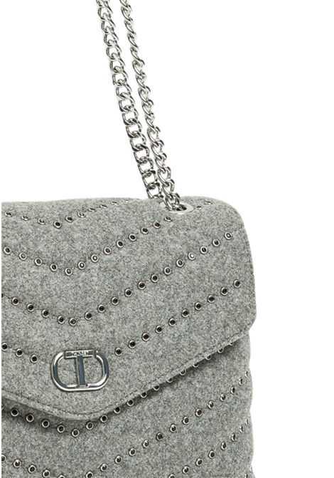 Borsa in feltro trapuntato con borchie e tracolla a catena TWINSET | 252TB717000804
