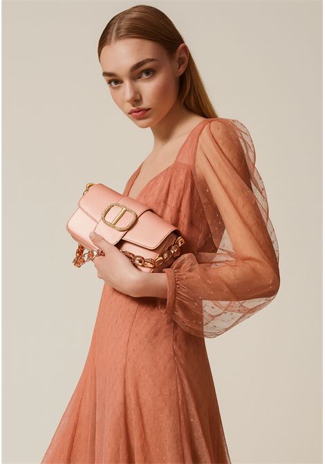 Borsa a Spalla Amie in Raso con Tracolla Rimovibile TWINSET | 252TB722200916