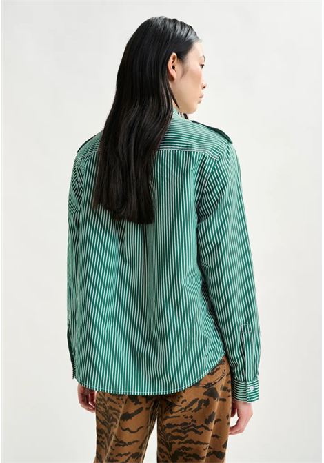 Camicia boxy a righe con fiocco removibile  Essentiel Antwerp Essentiel antwerp | IGOLD SHIRT WITH TIEI3PC