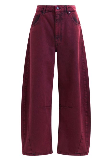 Jeans Barrel Leg Impressive Overdye  Margot Mauve Essentiel antwerp | IMPRESSIVE OVER DYEMM30