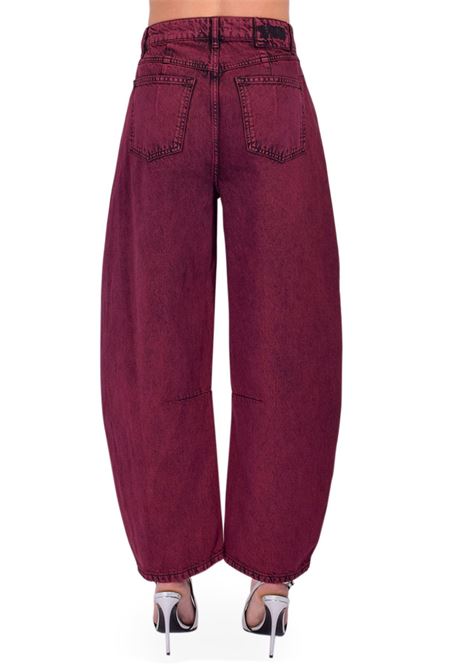 Jeans Barrel Leg Impressive Overdye  Margot Mauve Essentiel antwerp | IMPRESSIVE OVER DYEMM30