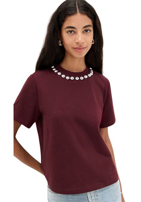 Essentiel Antwerp  Intenso Silver Balls T-Shirt Essentiel antwerp | INTENSO SILVER BALLSMM30