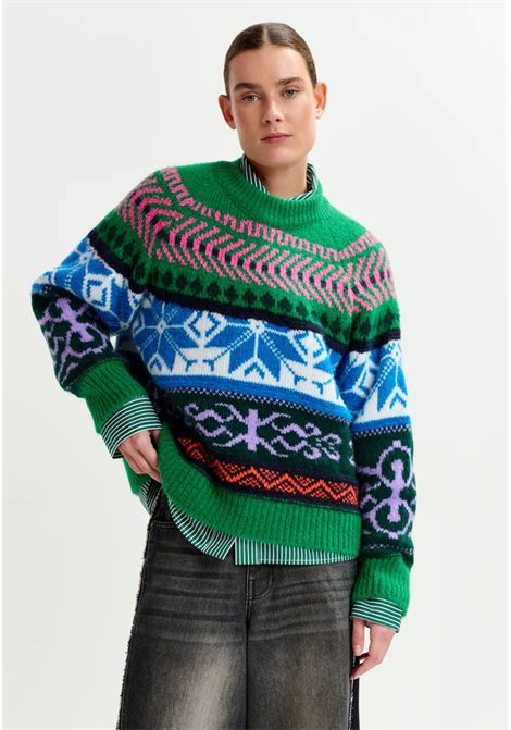 Essentiel Antwerp  Maglione jacquard mélange multicolore Essentiel antwerp | IRELANDO JAQUARDI2PC