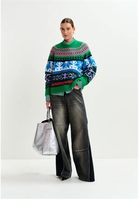 Essentiel Antwerp  Maglione jacquard mélange multicolore Essentiel antwerp | IRELANDO JAQUARDI2PC