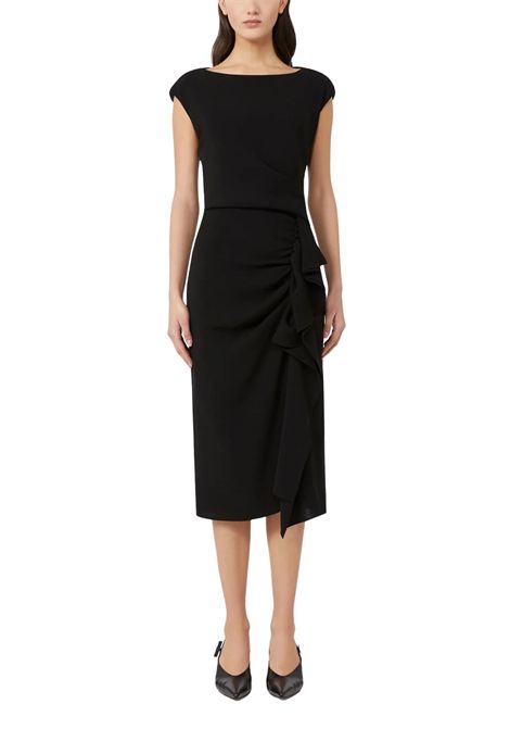 Abito midi Aia Max Mara  nero Max Mara Studio | AIA001