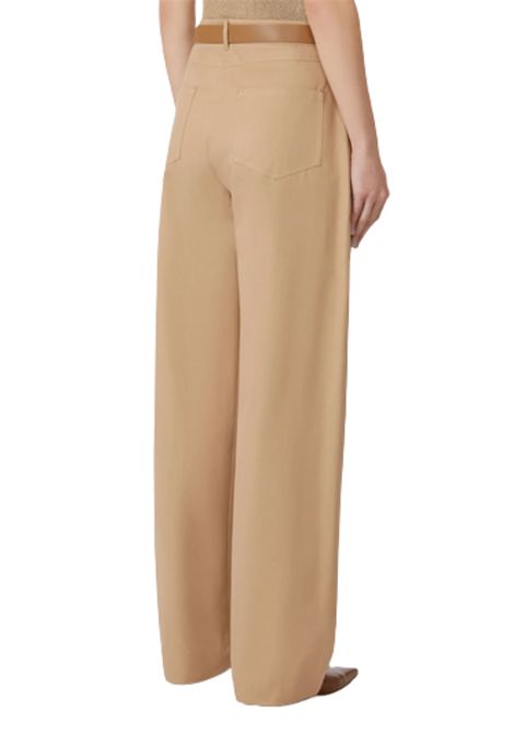 Max Mara Studio  Pantalone BLEU in cotone colore cammello Max Mara Studio | BLEU001