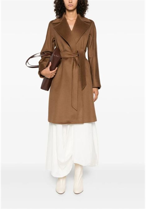 Cappotto midi a vestaglia in lana vergine Max Mara Studio | DRAVENNA056