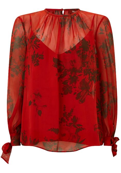 Max Mara Studio  Blusa Fabia in chiffon di seta Max Mara Studio | FABIA001