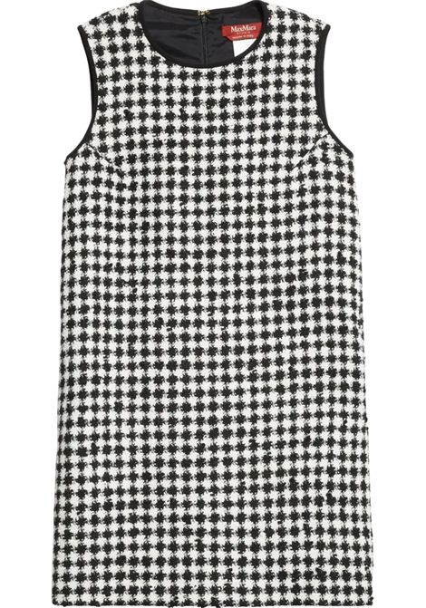 Max Mara Studio  Abito shift in tweed pied-de-poule Max Mara Studio | MOSCHEA001