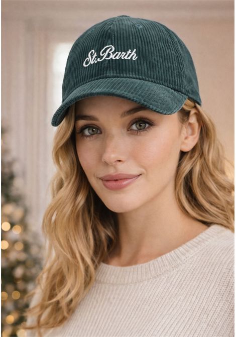 Cappello Baseball in Velluto a Coste  MC2 Saint Barth MC2 SAINT BARTH | BASEBALL CORDUROY51 EMB