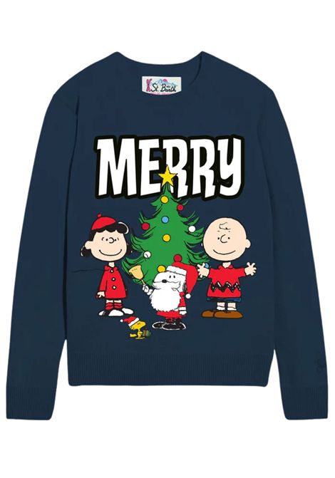 Maglione Girocollo New Queen in Misto Cashmere  MC2 Saint Barth MC2 SAINT BARTH | NEW QUEEN PEANUTS61