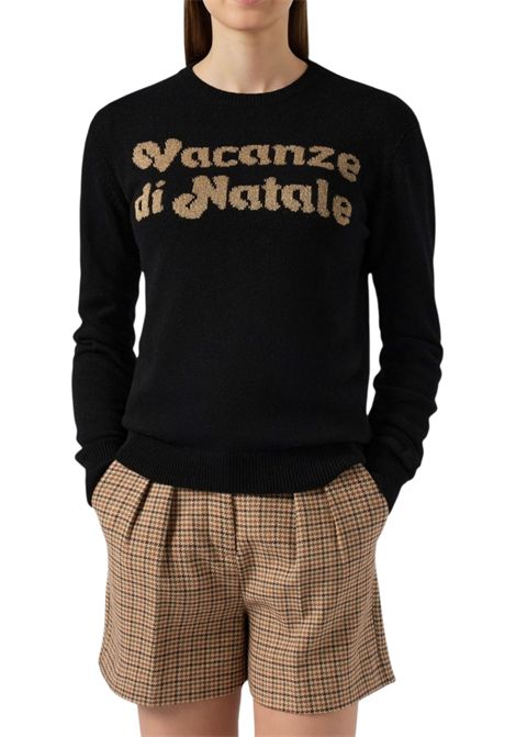 Maglione Girocollo New Queen Vacanze di Natale  MC2 Saint Barth MC2 SAINT BARTH | NEW QUEEN VACANZE0010