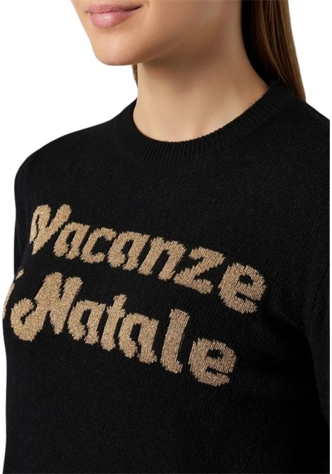Maglione Girocollo New Queen Vacanze di Natale  MC2 Saint Barth MC2 SAINT BARTH | NEW QUEEN VACANZE0010