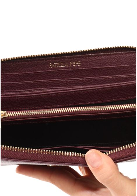 Portafoglio lungo Patrizia Pepe in pelle martellata Patrizia Pepe | CQ4879/L001845