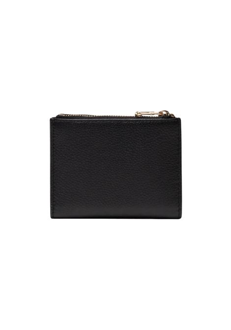 Portafoglio piccolo in pelle martellata Patrizia Pepe Patrizia Pepe | CQ8732/L001K103