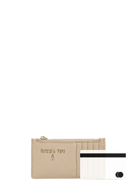 Portacarte Patrizia Pepe in pelle con logo Fly Patrizia Pepe | CQ9105/L001B524