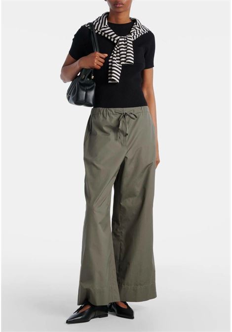 Pantalone wide-leg in cotone  S Max Mara S'MaxMara | AUREO004