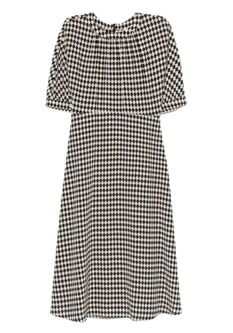 SMax Mara  Abito midi CHARLOTTE in seta con stampa geometrica S'MaxMara | CHARLOTTE001