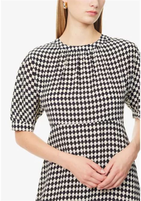 SMax Mara  Abito midi CHARLOTTE in seta con stampa geometrica S'MaxMara | CHARLOTTE001