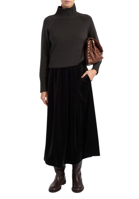 S Max Mara  Gonna Glamour in velluto di cotone S'MaxMara | GLAMOUR002