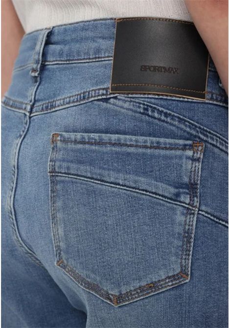 Sportmax  Jeans NAVATA a sigaretta in denim blu Sportmax | NAVATA005