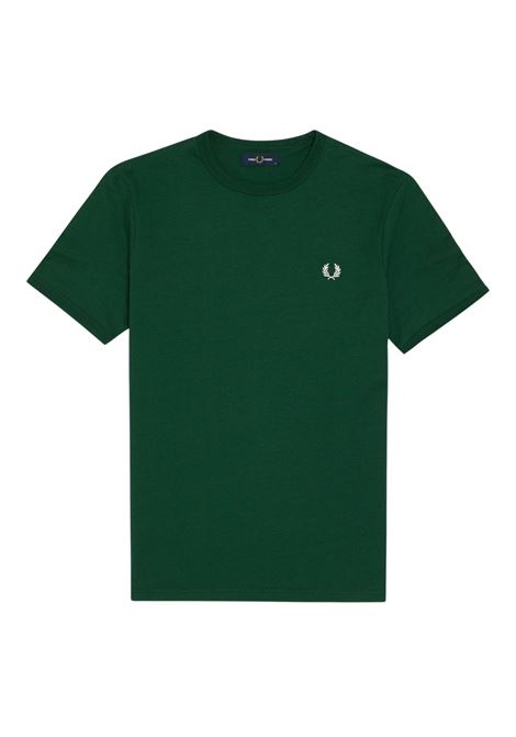 maglione blu uomo FRED PERRY dolcevita collo alto sweater men