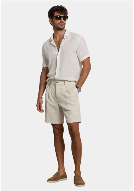 Bermuda Paolo Pecora in cotone stretch Paolo Pecora | D021T0041302