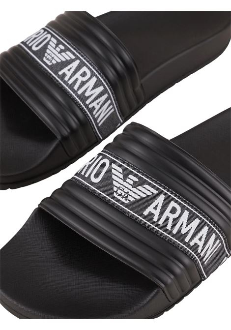 Buy emporio armani eagle sliders Outlet Online