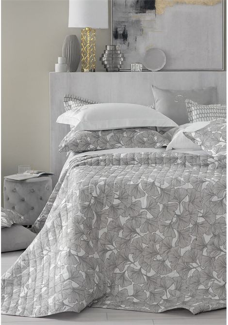 Copriletto matrimoniale trapuntato Grtiffe Silver BLUMARINE | 3435713