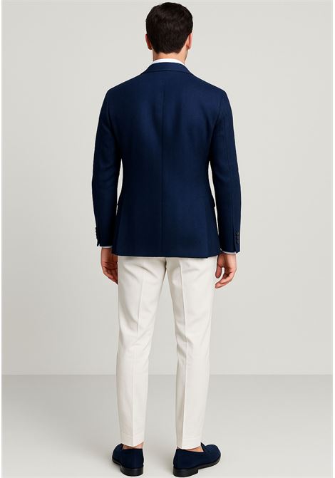 Giacca Doppiopetto in Lino e Cotone Bottega Marchigiana | GB3SPG6