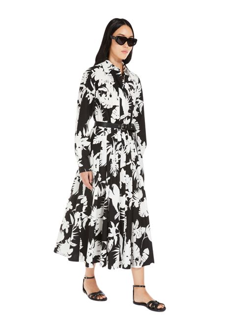 Abito chemisier in cotone stampato Max Mara Studio | USSEL002