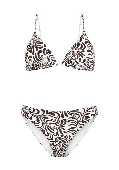 Bikini due pezzi Twinset coppa B con top a triangolo allacciato al collo TWINSET | 261LMMG22 + G6613467