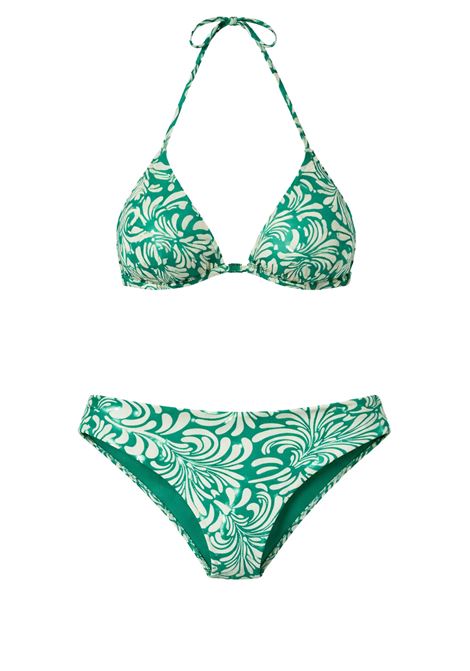 Twinset Bikini a triangolo con stampa tropicale  Coppa B TWINSET | 261LMMG22 + G6613469