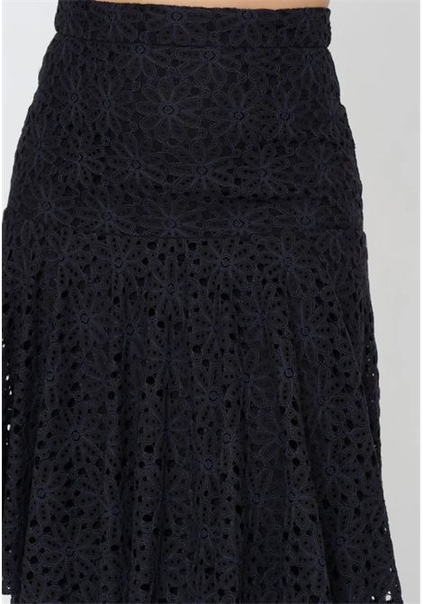 Gonna lunga in pizzo sangallo a balze Actualee | GO0035221