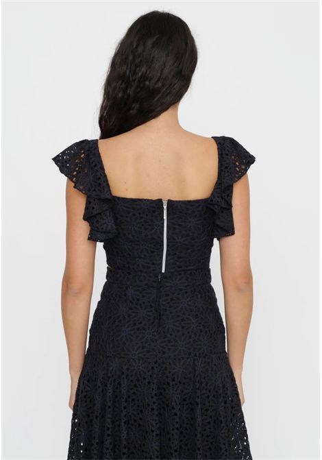 Actualee  Top Cropped in Pizzo con Coppe Actualee | TO000293 14122BLACK1