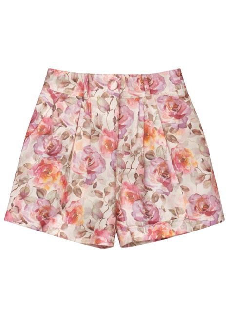 Shorts ActuaLee a stampa floreale in cotone stretch Actualee | sr000053 14179ROSE