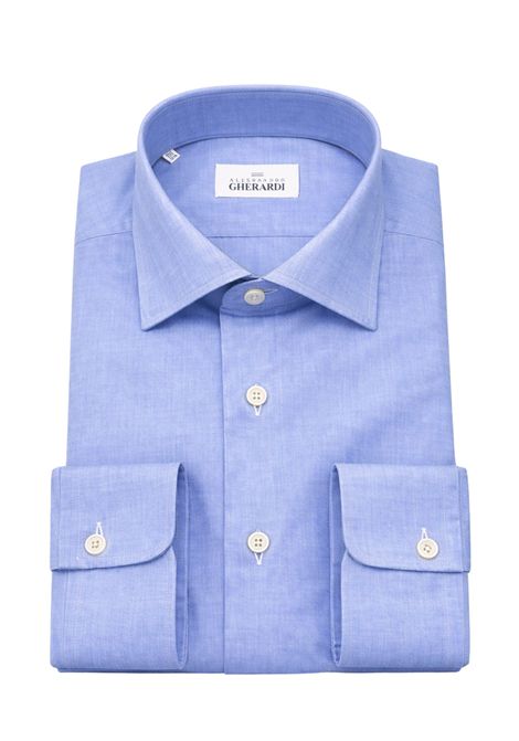 ALESSANDRO GHERARDI  Camicia in puro cotone Alessandro Gherardi | 3801 621AZZURRO