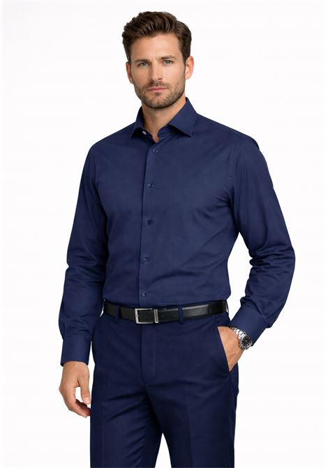 Camicia Alessandro Gherardi blu  tessuto tecnico elasticizzato Alessandro Gherardi | 38P1 620BLU