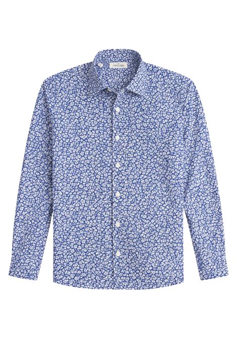 Camicia uomo Alessandro Gherardi in cotone con stampa floreale Alessandro Gherardi | 7656 620FIORI BLU