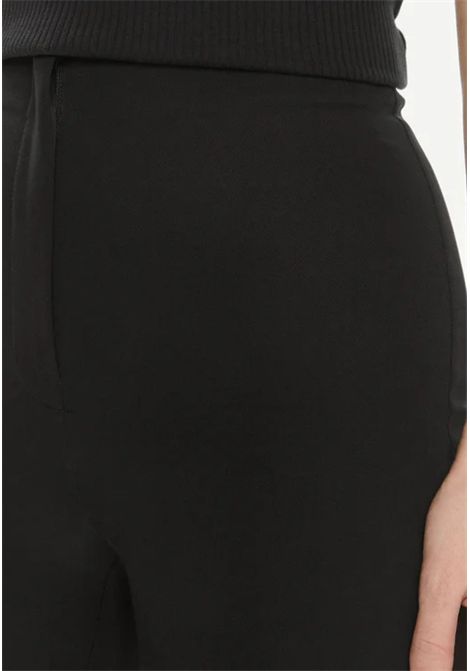 Pantalone nero a vita alta con gamba flare BABYLON | ZS00563NERO