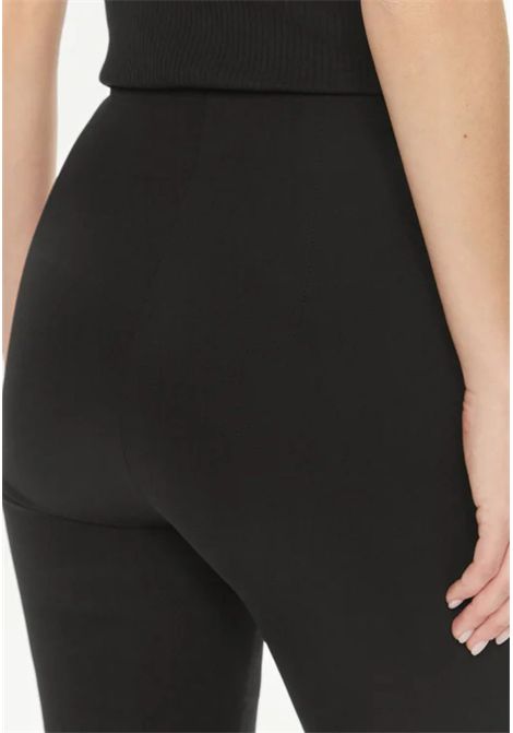Pantalone nero a vita alta con gamba flare BABYLON | ZS00563NERO