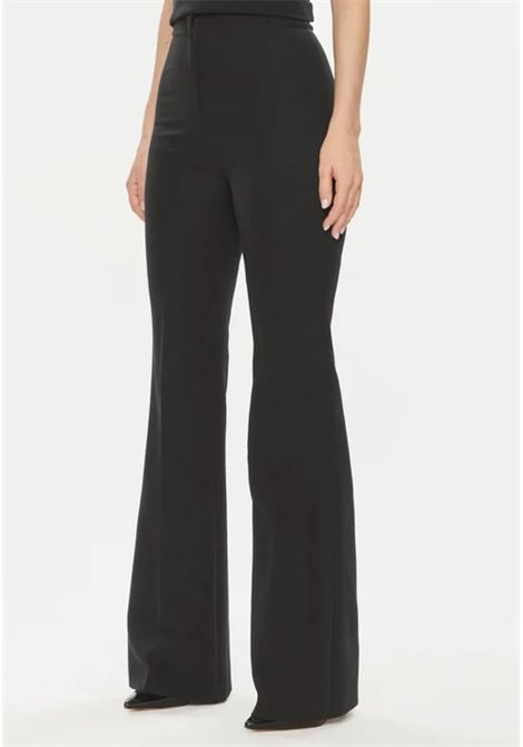 Pantalone nero a vita alta con gamba flare BABYLON | ZS00563NERO