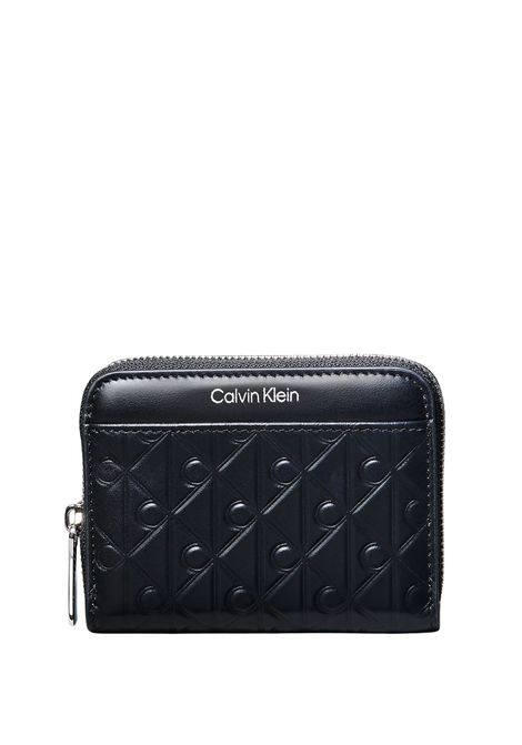 Portafoglio con zip in pelle Calvin Klein | LV04F1081GUB1