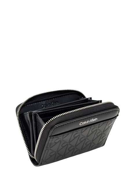 Portafoglio con zip in pelle Calvin Klein | LV04F1081GUB1