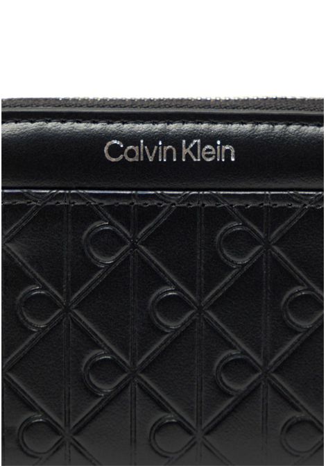 Portafoglio con zip in pelle Calvin Klein | LV04F1081GUB1